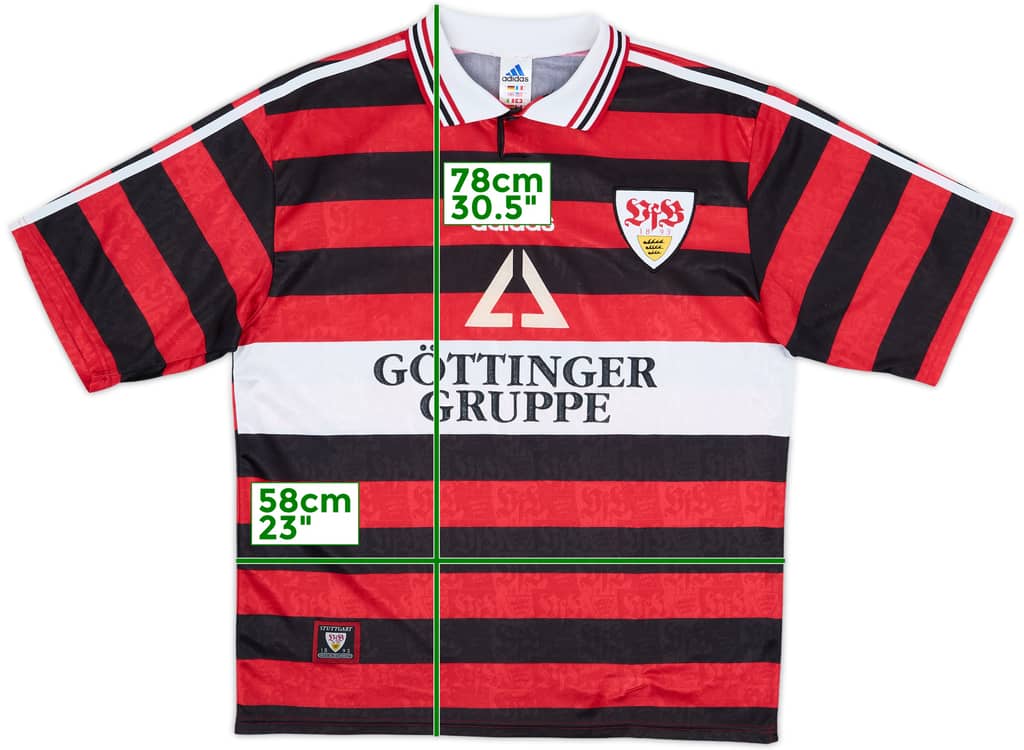 1997-98 Stuttgart Away Shirt - 8/10 - (L)