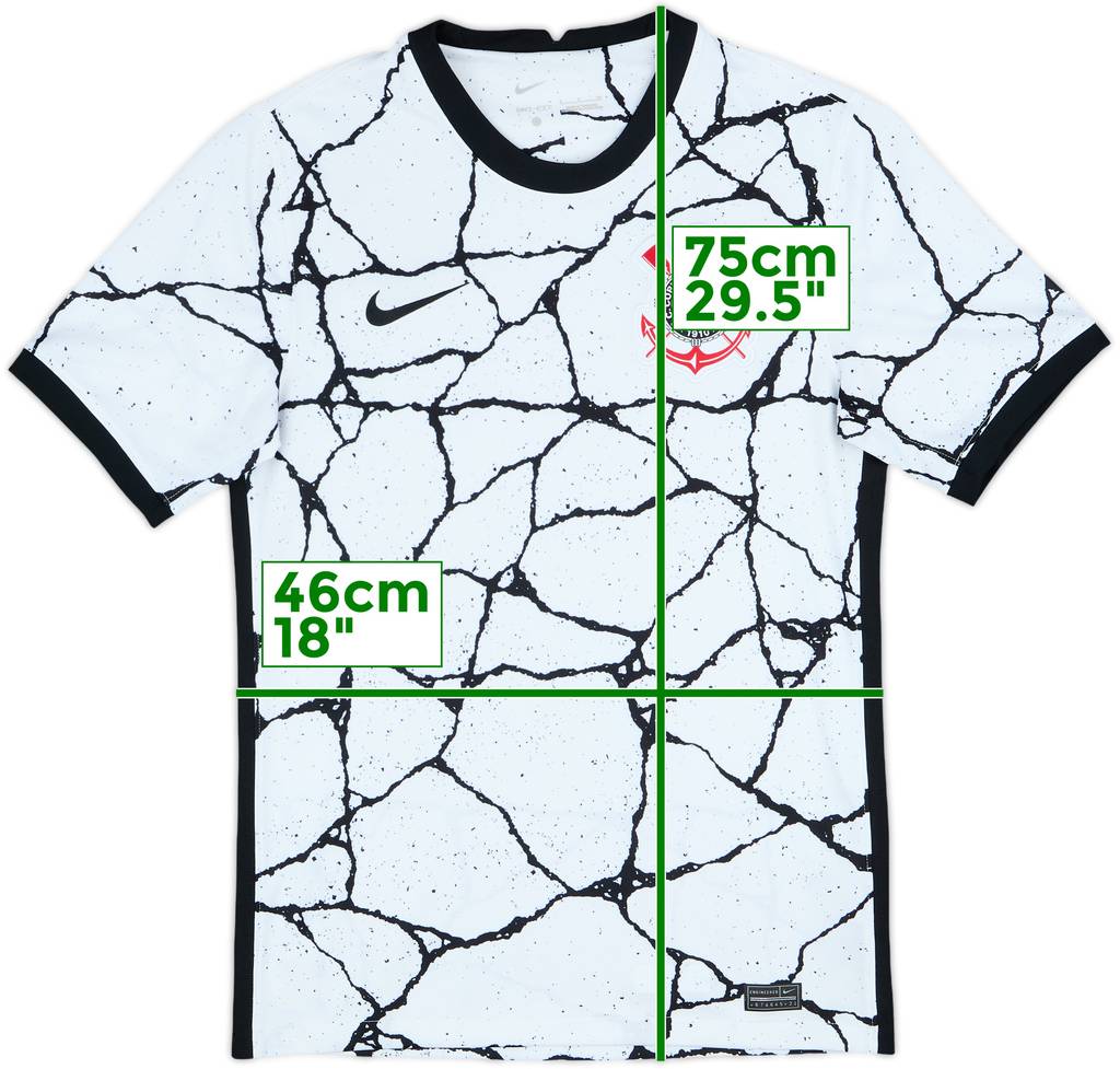 2021 Corinthians Home Shirt - 10/10 - (S)