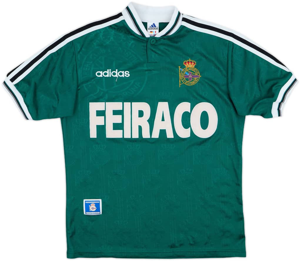 1996-98 Deportivo de La Coruna Away Shirt - 7/10 - (XL.Boys)