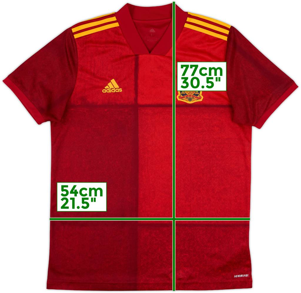 2020-21 Spain Home Shirt - 8/10 - (L)