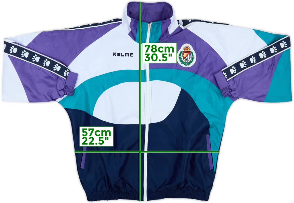 1999-00 Real Valladolid Kelme Track Jacket - 8/10 - (L)