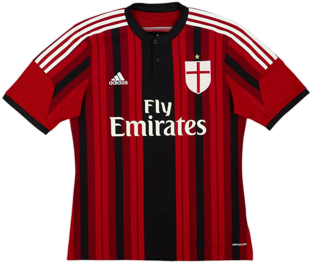 2014-15 AC Milan Home Shirt - 9/10 - (M)