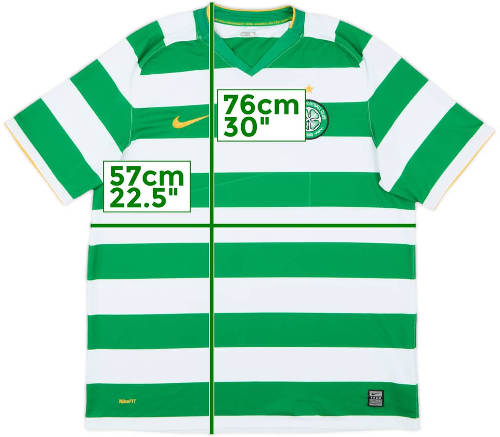2008-10 Celtic Home Shirt - 4/10 - (XL)
