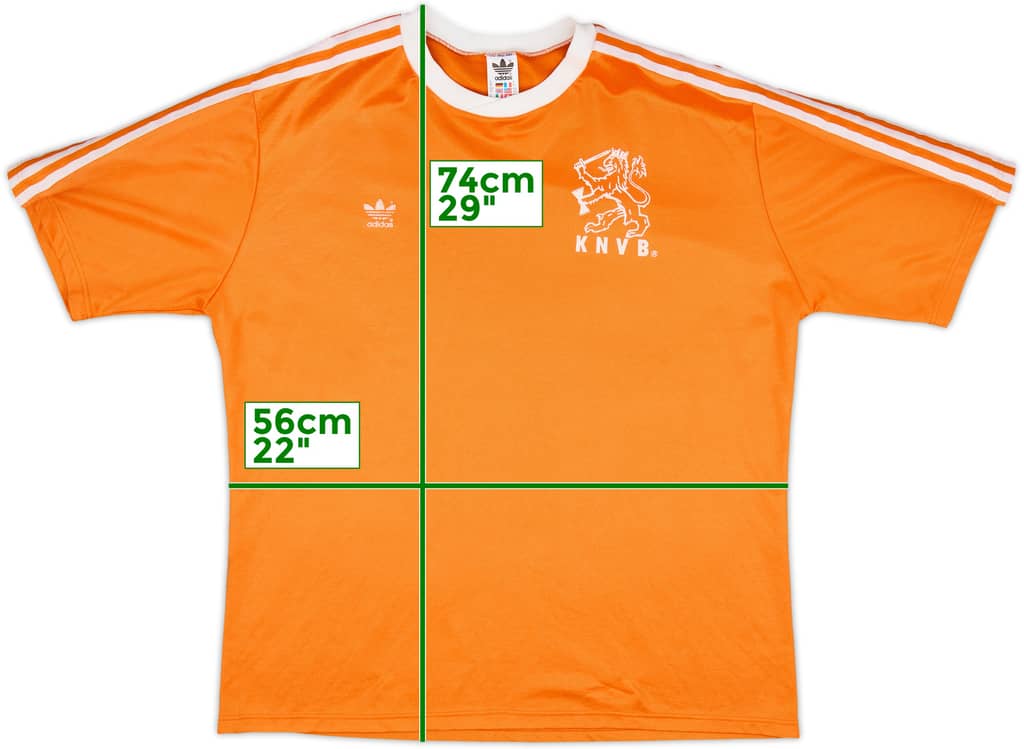 1985-88 Netherlands Home Shirt - 7/10 - (XL)
