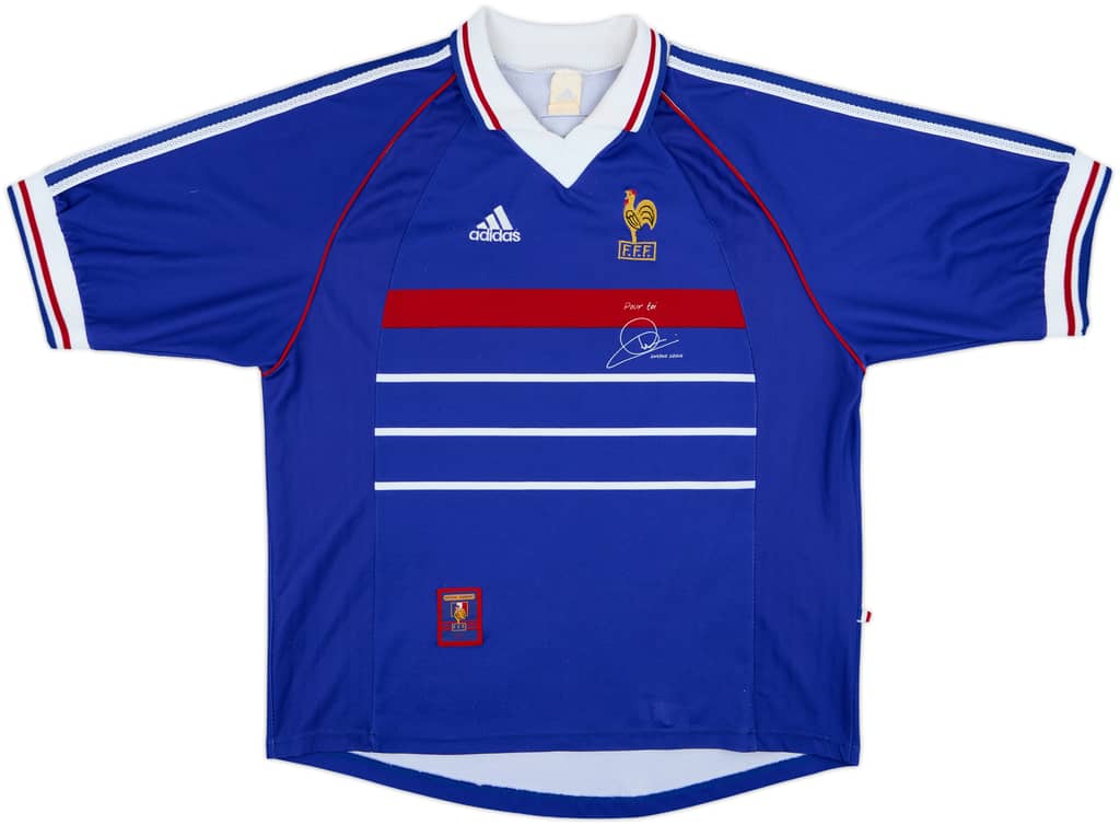 1998-00 France Pour Toi Zinedine Zidane Home Shirt - 8/10 - (XL)