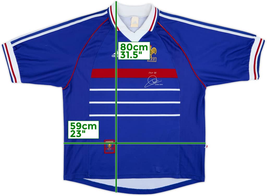 1998-00 France Pour Toi Zinedine Zidane Home Shirt - 8/10 - (XL)