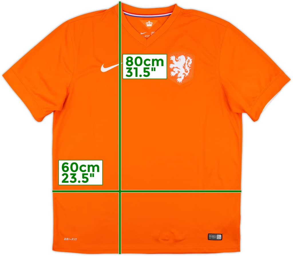 2014-15 Netherlands Home Shirt - 10/10 - (XL)