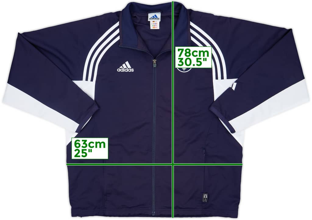 2000-01 Bordeaux adidas Track Jacket - 8/10 - (M/L)