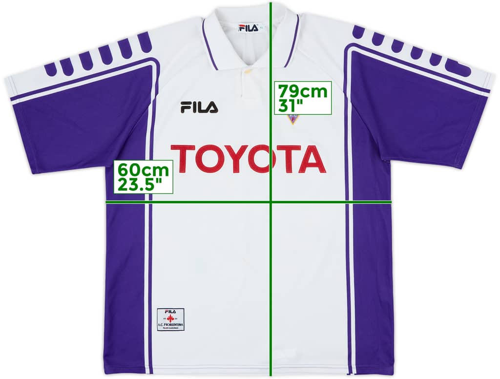1999-00 Fiorentina Away Shirt - 6/10 - (XL)