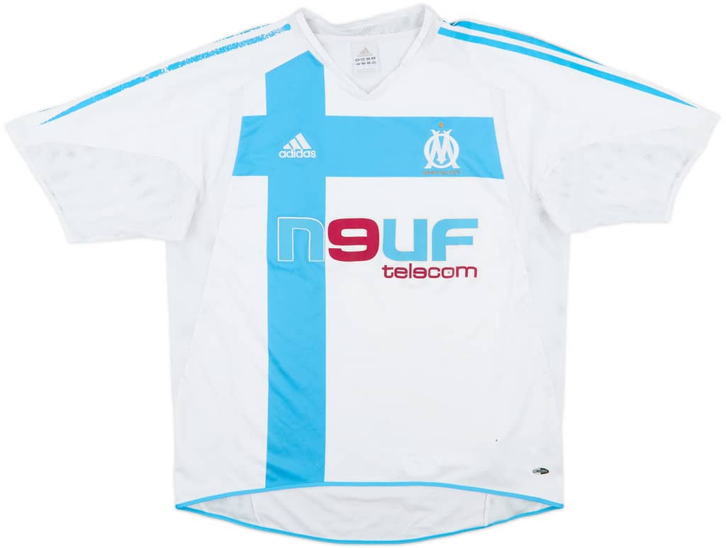 2004-05 Olympique Marseille Home Shirt - 4/10 - (L)