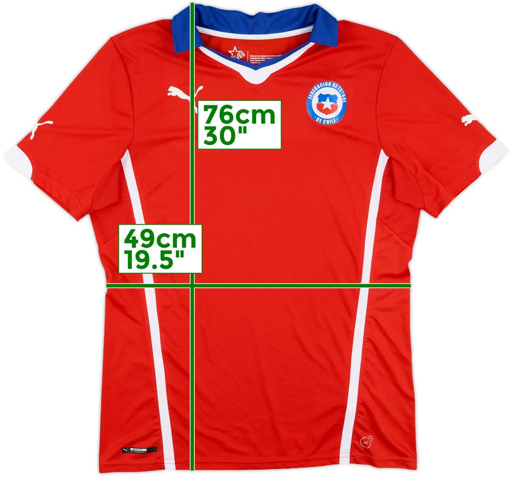 2014-15 Chile Home Shirt - 7/10 - (L)