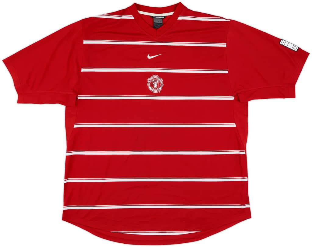 2003-04 Manchester United Nike Cotton Tee - 5/10 - (XXL)
