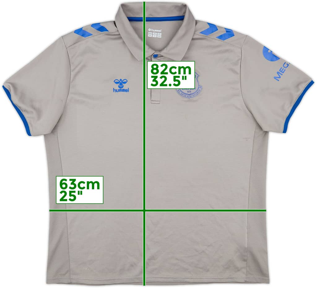 2021-22 Everton Hummel Polo Shirt - 7/10 - (3XL)