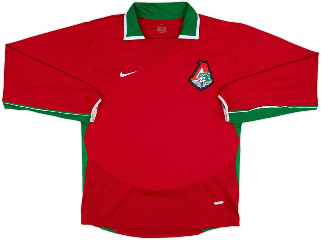 2004-05 Lokomotiv Moscow Home L/S Shirt - 10/10 - (M)