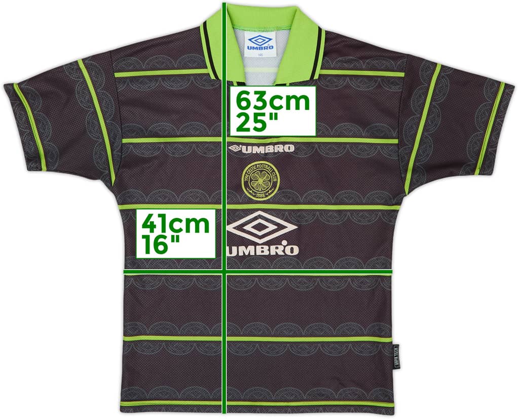 1998-99 Celtic Away Shirt - 8/10 - (M.Boys)
