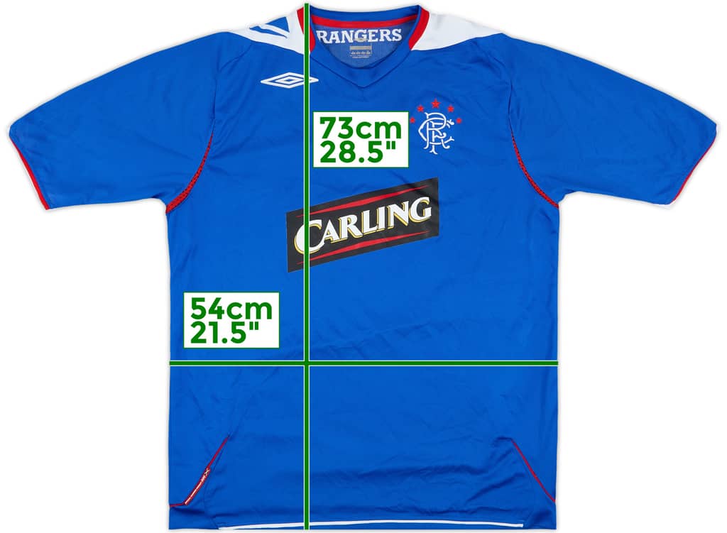 2006-07 Rangers Home Shirt - 6/10 - (L)