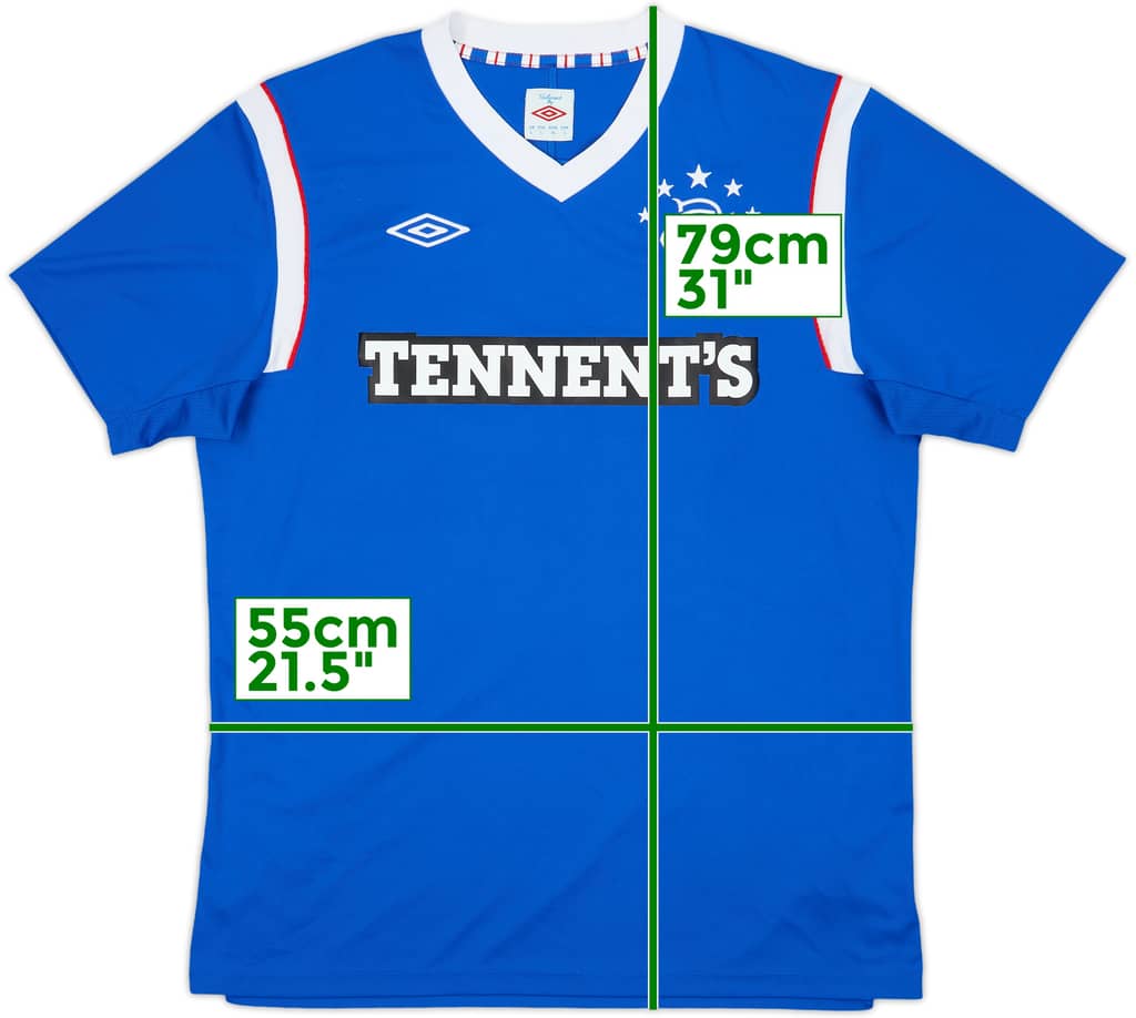 2011-12 Rangers Home Shirt - 7/10 - (L)