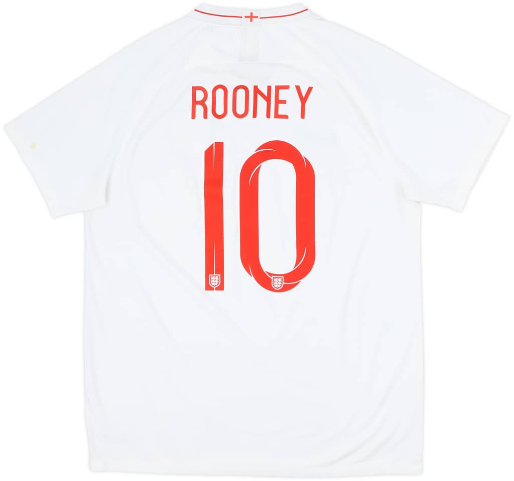 2018-19 England Home Shirt Rooney #10 - 7/10 - (XL)