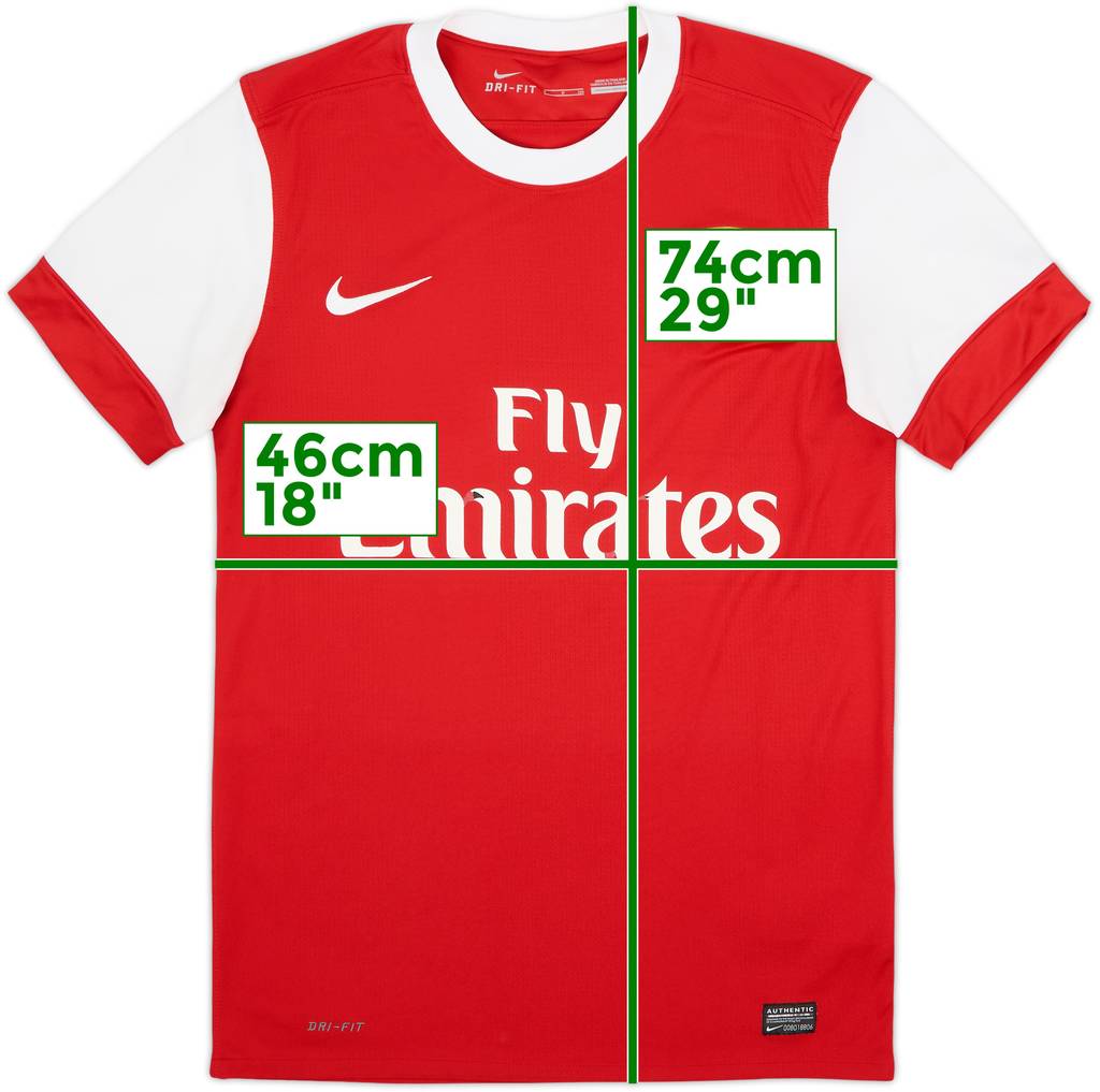 2010-11 Arsenal Home Shirt - 5/10 - (S)