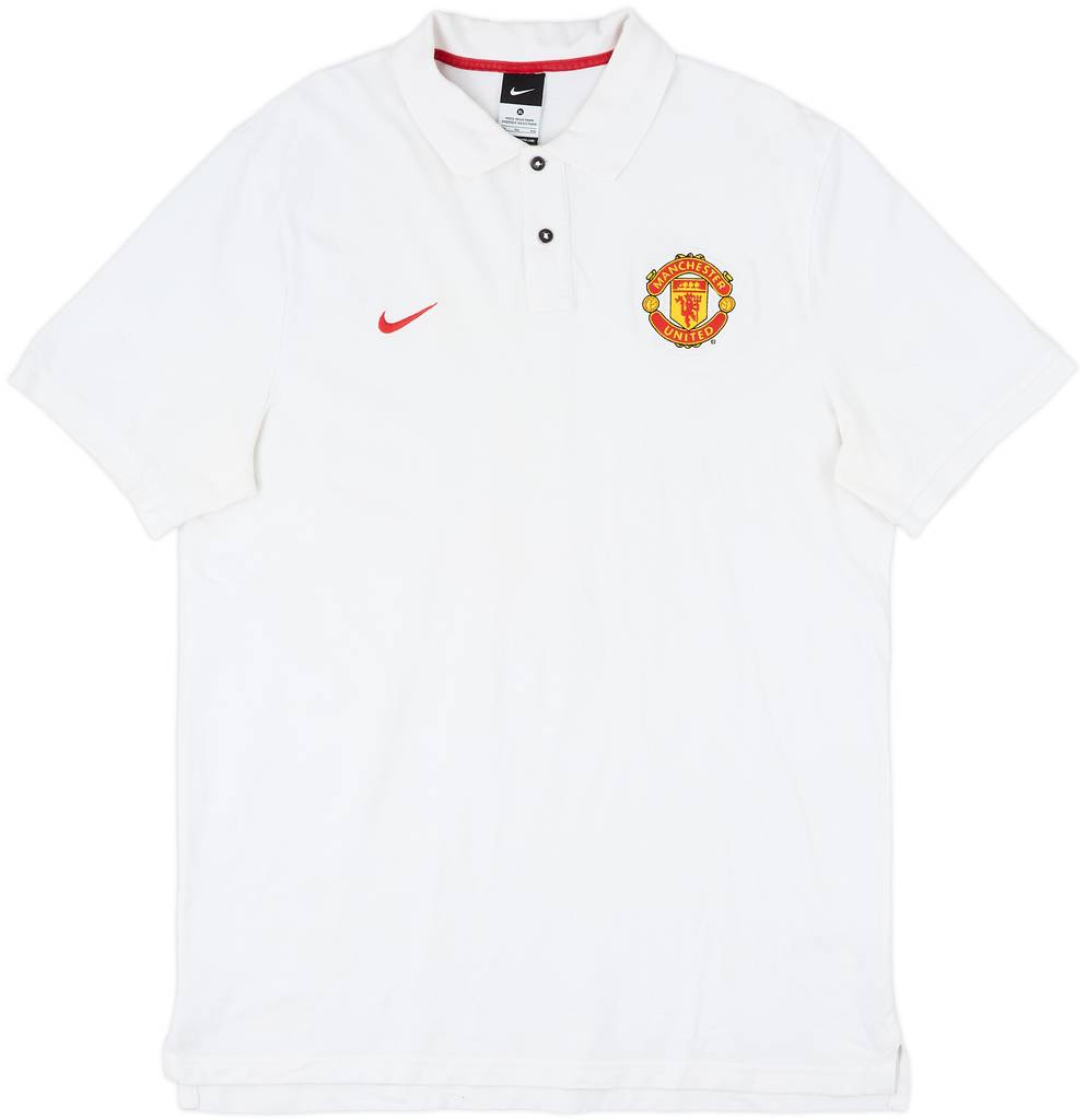 2014-15 Manchester United Nike Polo Shirt - 9/10 - (XL)