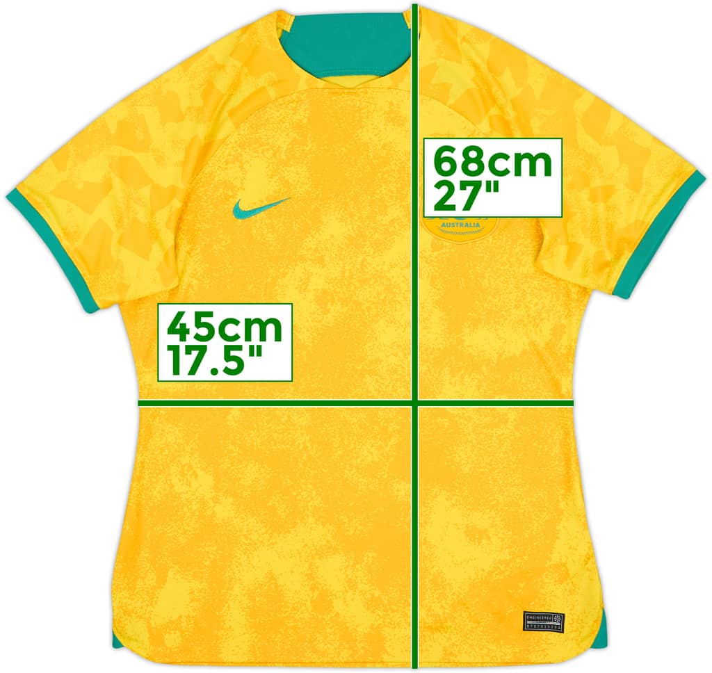 2022-23 Australia Home Shirt - 10/10 - (Women's L)