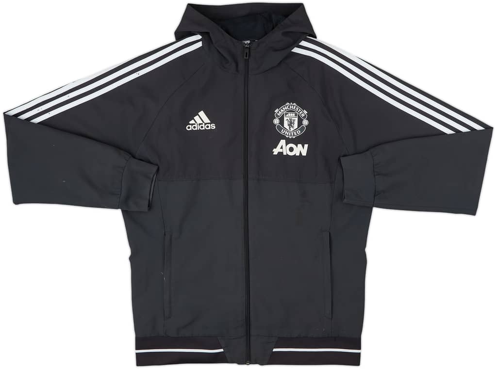 2018-19 Manchester United adidas Hooded Rain Jacket - 8/10 - (M)