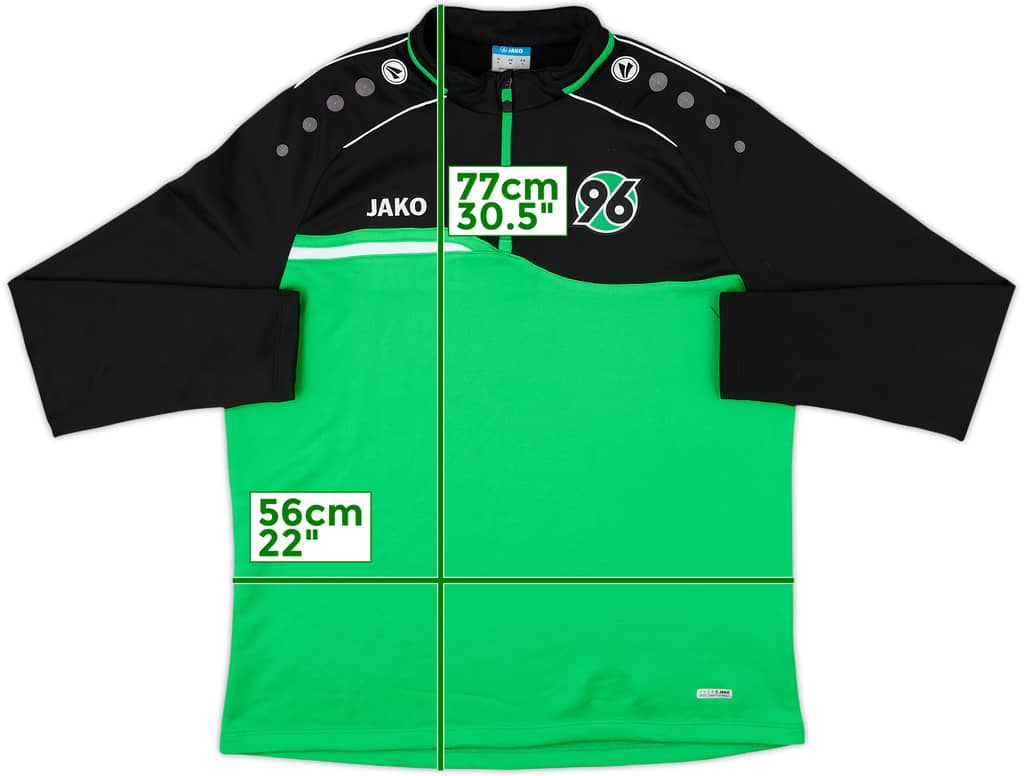 2018-19 Hannover 96 1/4 Zip Drill Top - 8/10 - (M)