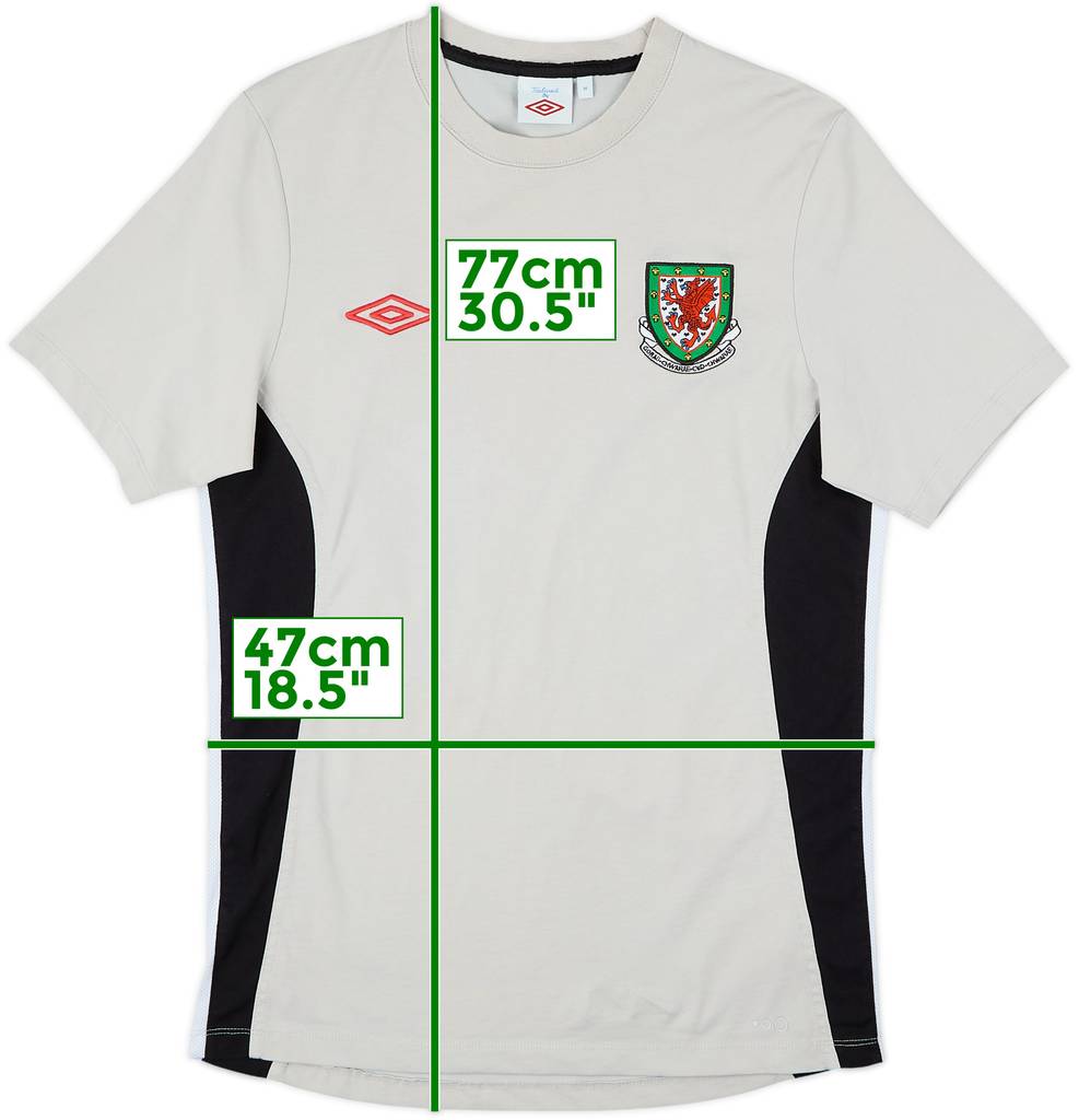 2010-11 Wales Umbro Training Shirt - 9/10 - (M)