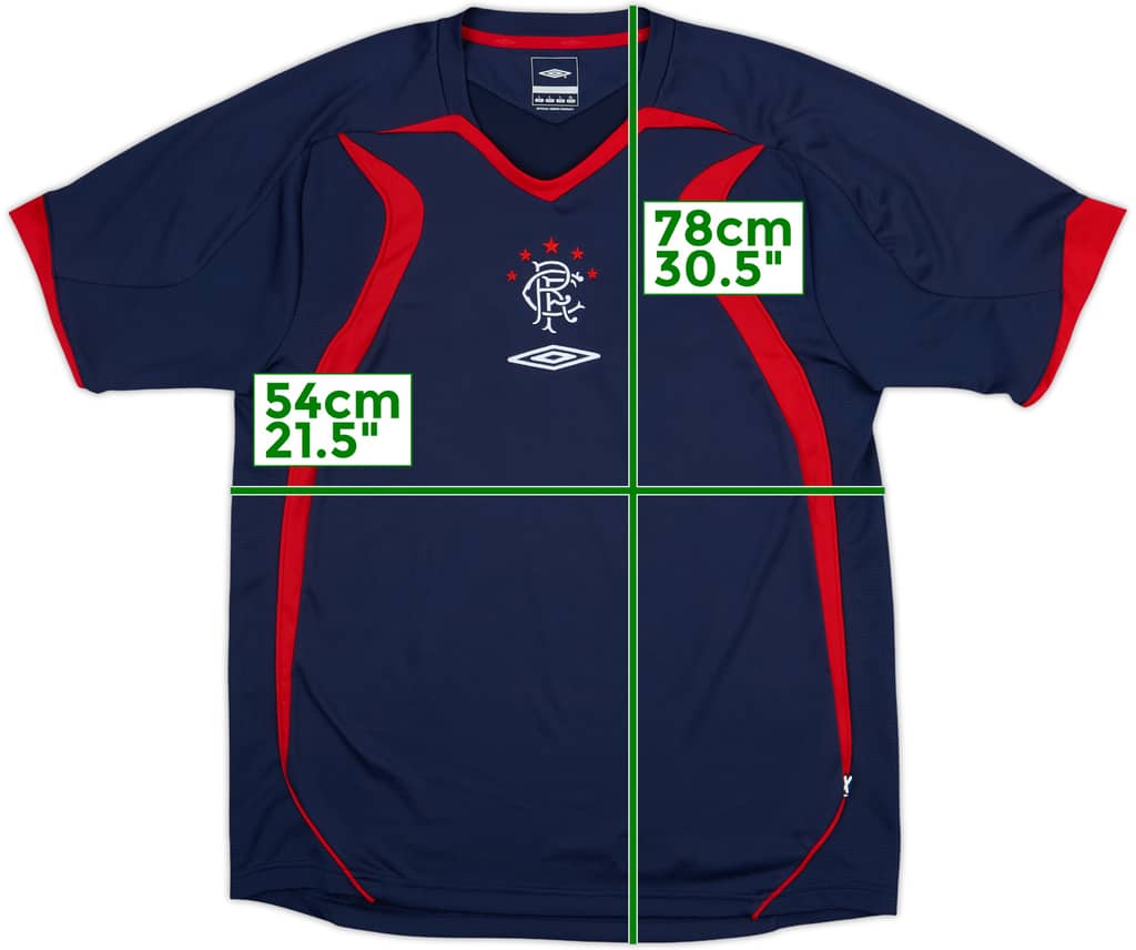 2006-07 Rangers Umbro Training Shirt - 9/10 - (L)