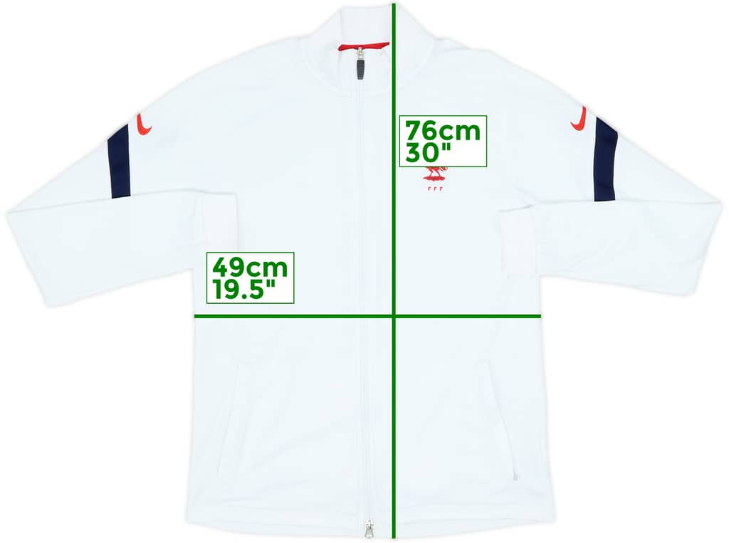 2020-21 France Nike Track Jacket - 8/10 - (M)
