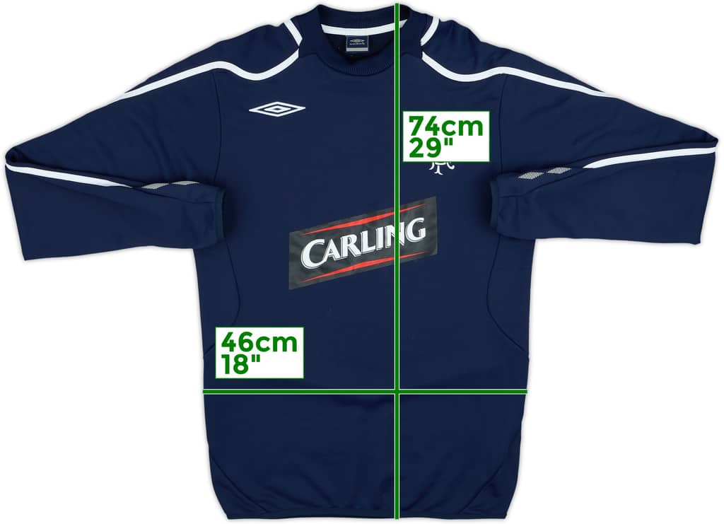 2005-06 Rangers Umbro Sweat Top - 8/10 - (S)