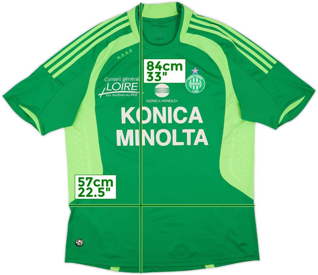 2008-09 Saint Etienne Home Shirt - 8/10 - (XL)