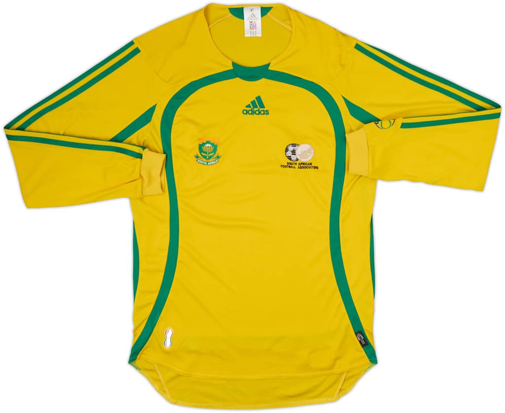 2006-09 South Africa Home L/S Shirt - 10/10 - (S)