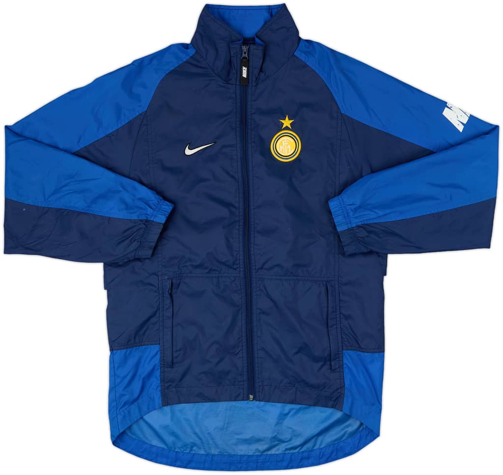 1998-99 Inter Milan Nike Hooded Rain Jacket - 8/10 - (S)