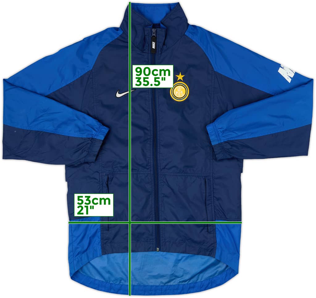 1998-99 Inter Milan Nike Hooded Rain Jacket - 8/10 - (S)
