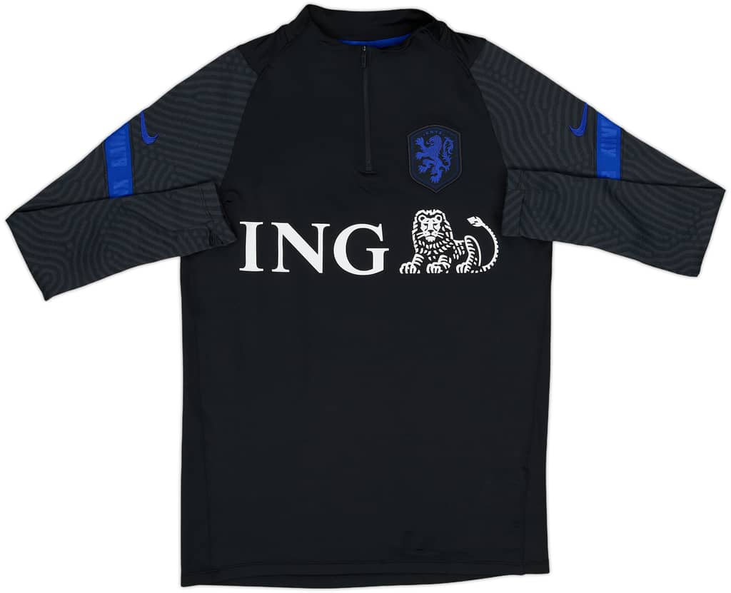 2020-21 Netherlands Nike 1/4 Zip Drill Top - 8/10 - (M)