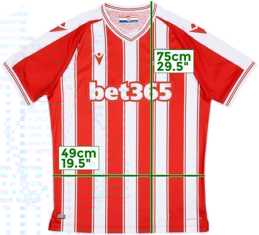 2020-21 Stoke City Home Shirt - 10/10 - (L)