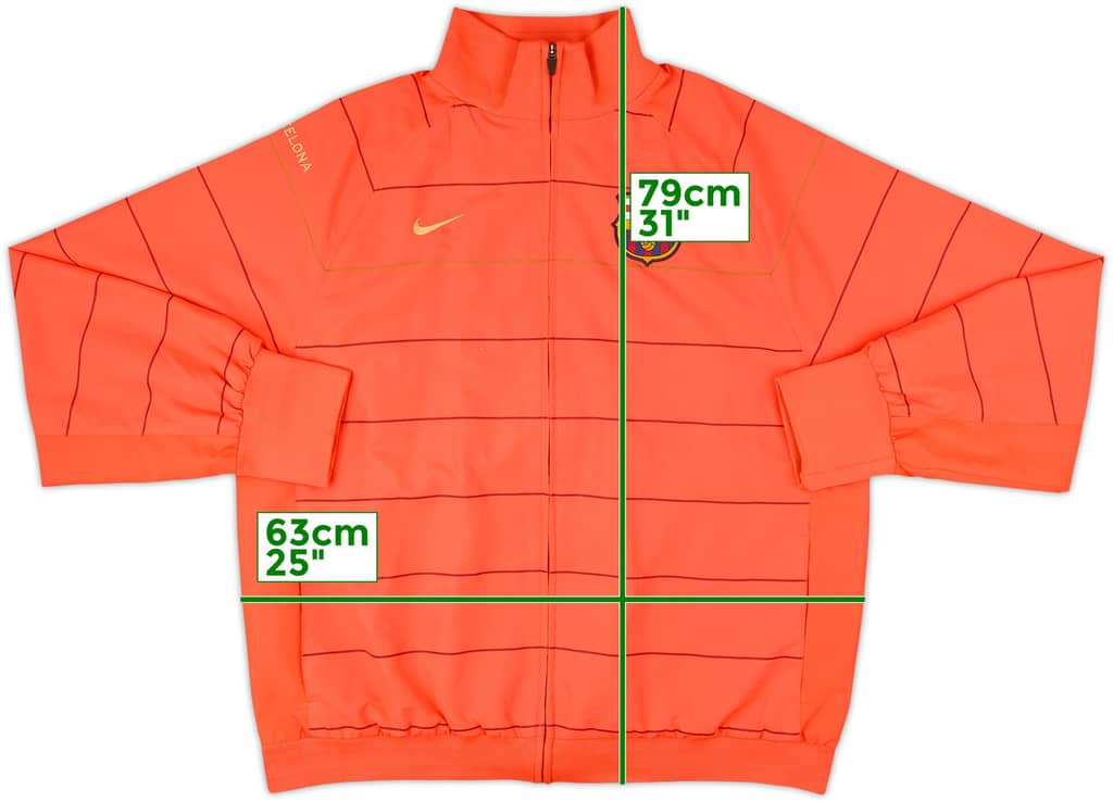 2009-10 Barcelona Nike Track Jacket - 8/10 - (XL)