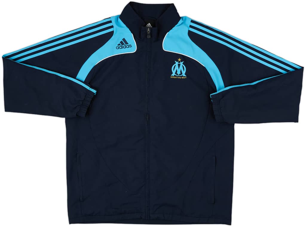 2008-09 Olympique Marseille adidas Track Jacket - 8/10 - (L/XL)