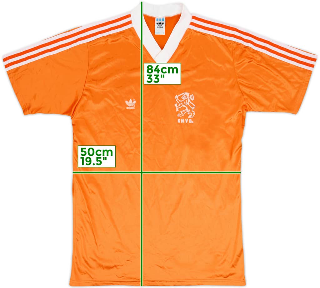 1988-90 Netherlands Centenary Home Shirt - 8/10 - (L)
