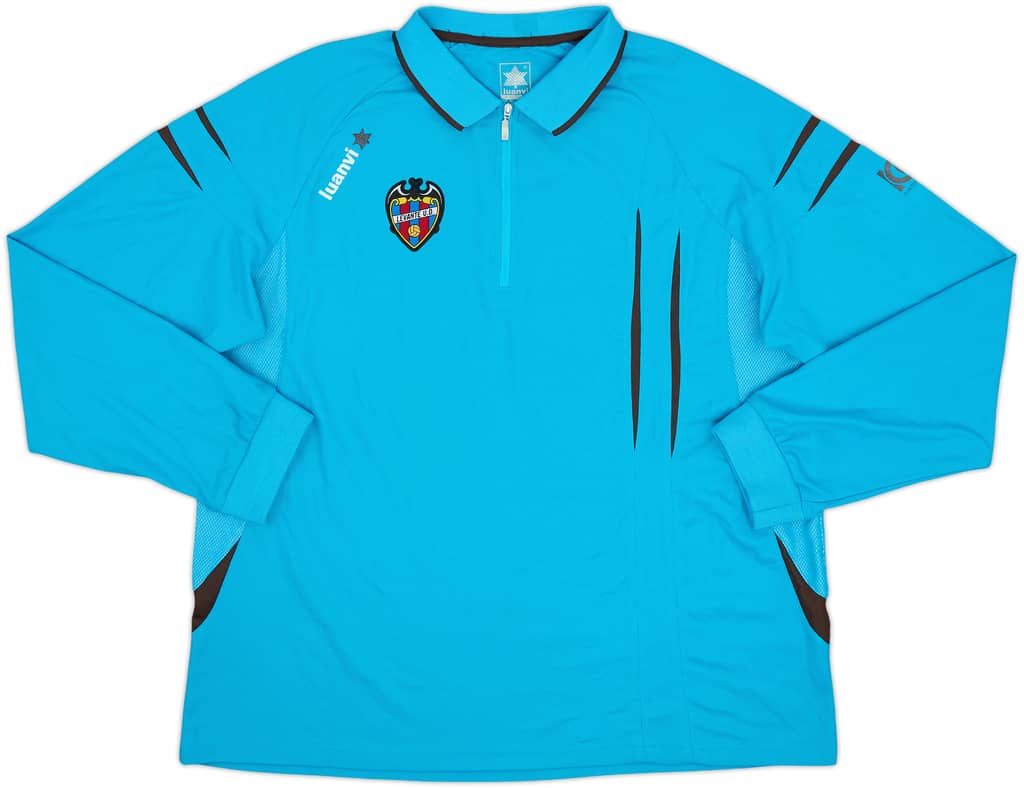 2011-12 Levante Luanvi 1/4 Zip Training Top - 8/10 - (XXL)