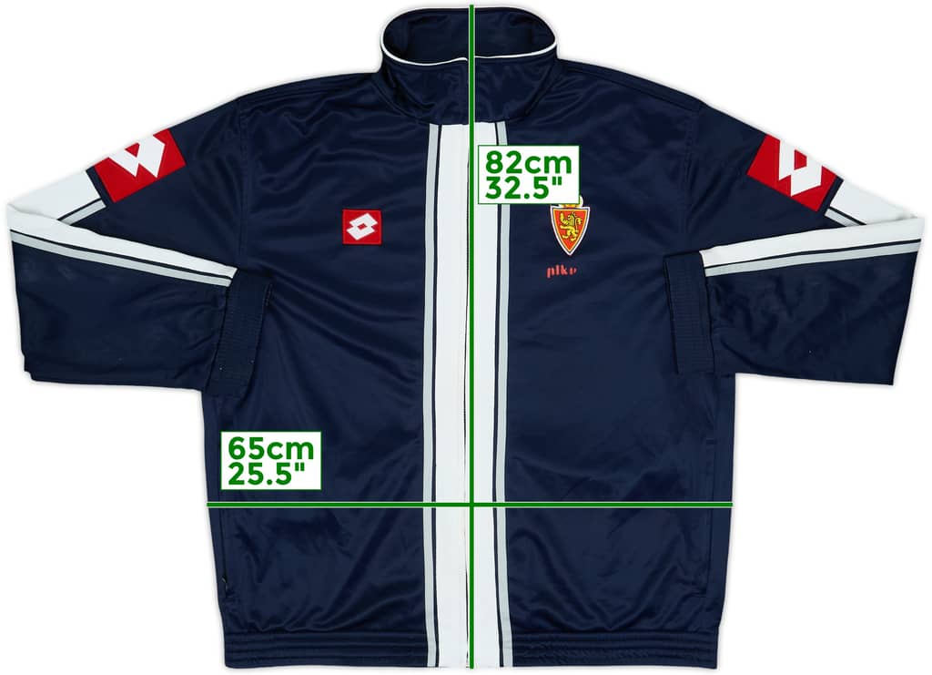 2003-04 Real Zaragoza Lotto Track Jacket - 5/10 - (XXL)