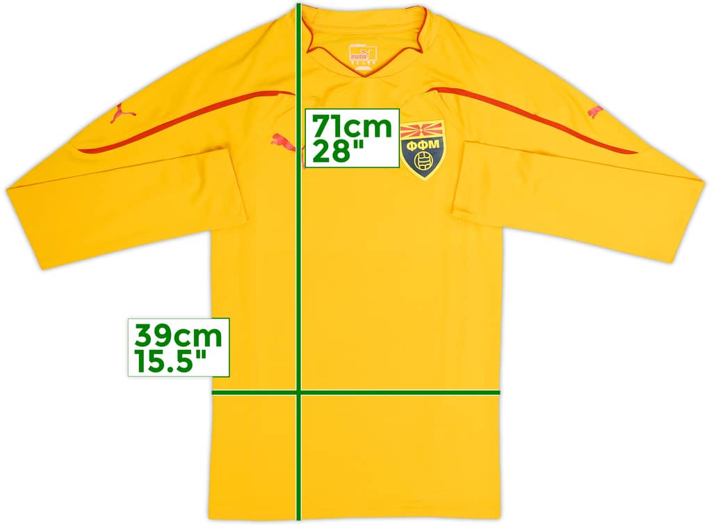 2010-13 North Macedonia Away L/S Shirt - 10/10 - (S)