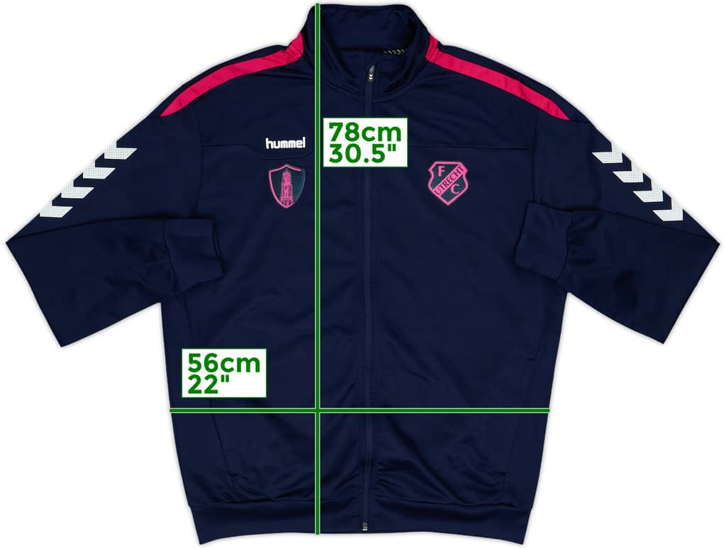 2014-15 FC Utrecht Hummel Track Jacket - 5/10 - (XL)