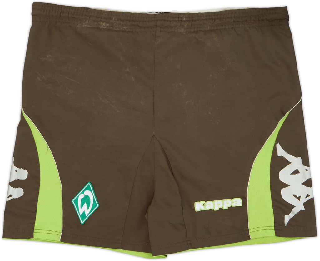 2007-08 Werder Bremen Away Shorts - 4/10 - (L)