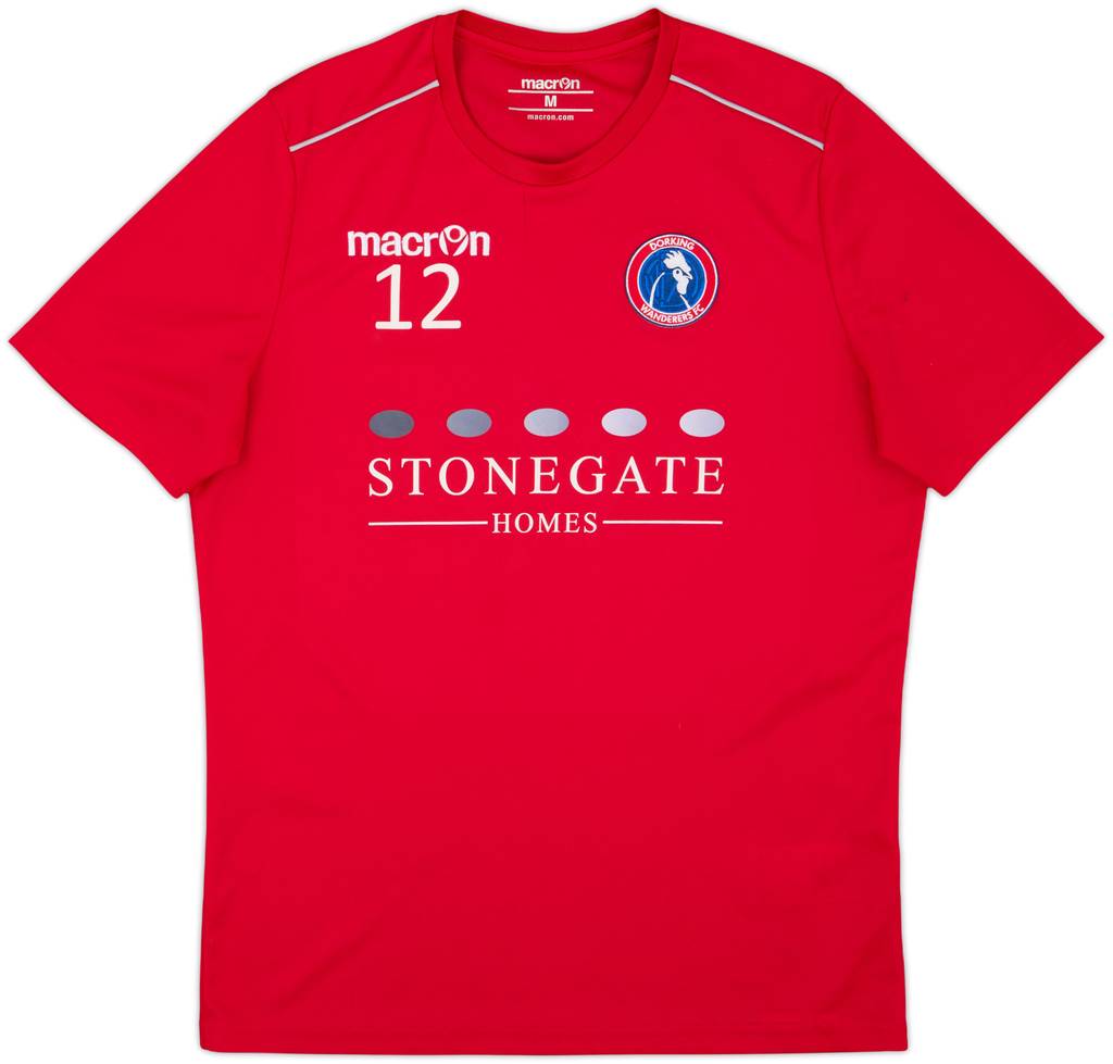 2018-19 Dorking Wanderers Macron Player Issue Training Shirt #12 - 9/10 - (M)