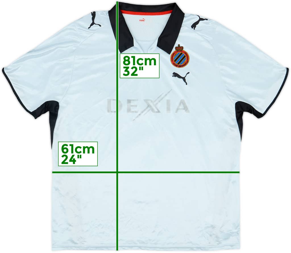 2008-09 Club Brugge Away Shirt - 5/10 - (XXL)