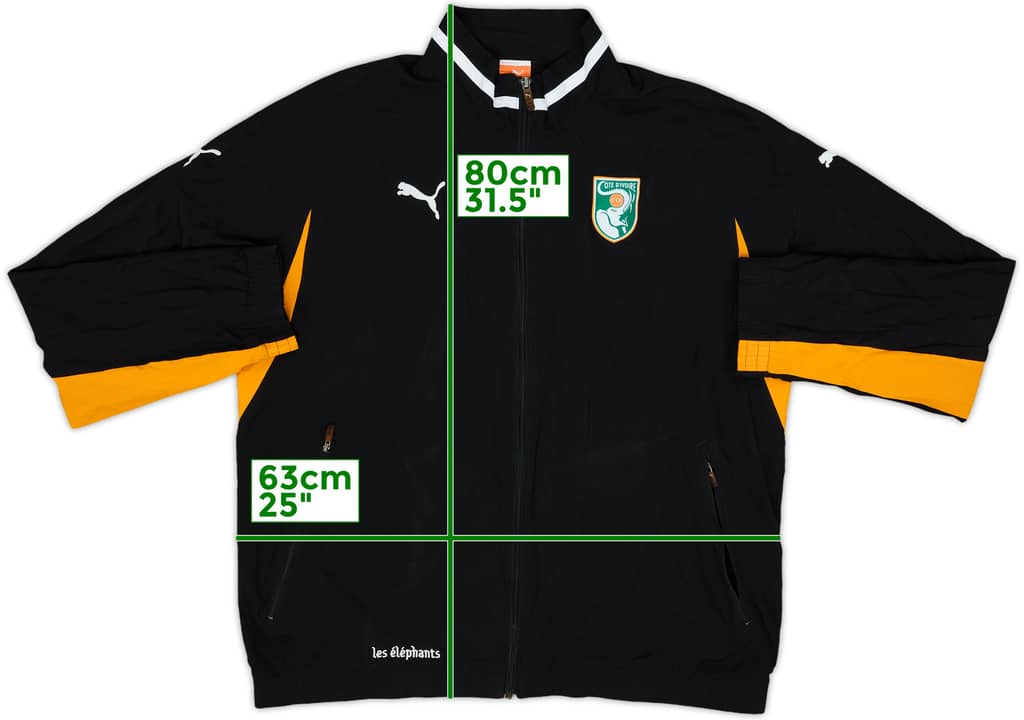 2010-11 Ivory Coast Puma Track Jacket - 6/10 - (XL)