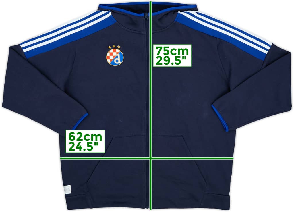 2022-23 Dinamo Zagreb adidas Hooded Track Jacket - 8/10 - (XL)