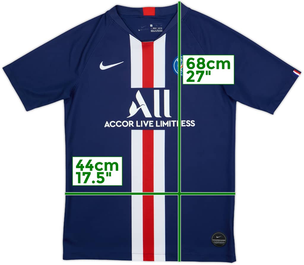2019-20 Paris Saint-Germain Home Shirt - 9/10 - (XL.Boys)